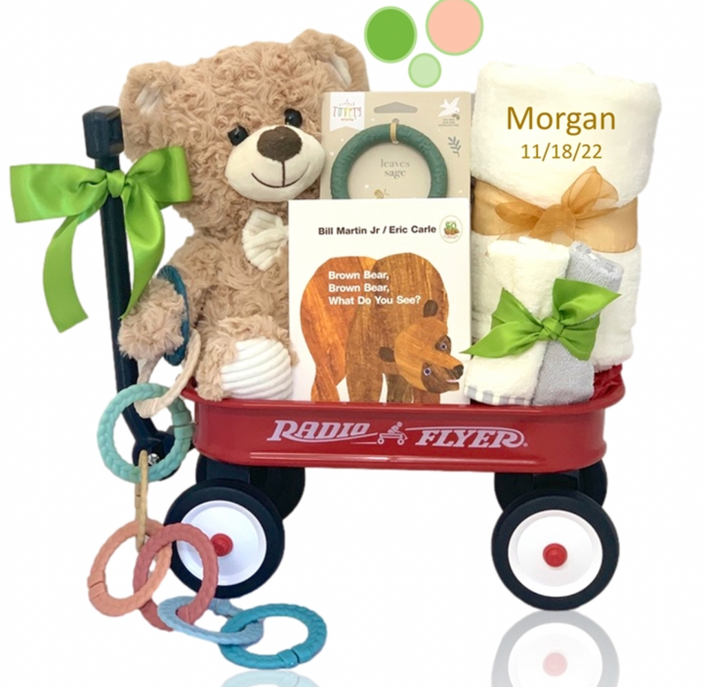 Bear-y Fun Gift Wagon - Simply Unique Baby Gifts