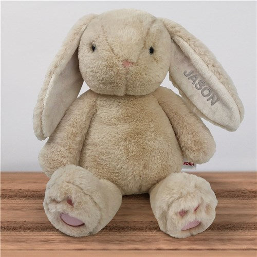 Personalized Stuffed Bunny - Choose Thread Color - Simply Unique Baby Gifts