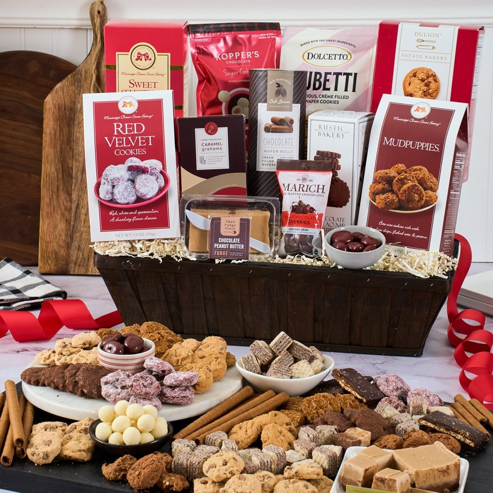 🍫✨  Sweet Welcome Baby Deluxe Chocolate Gift Basket ✨👶