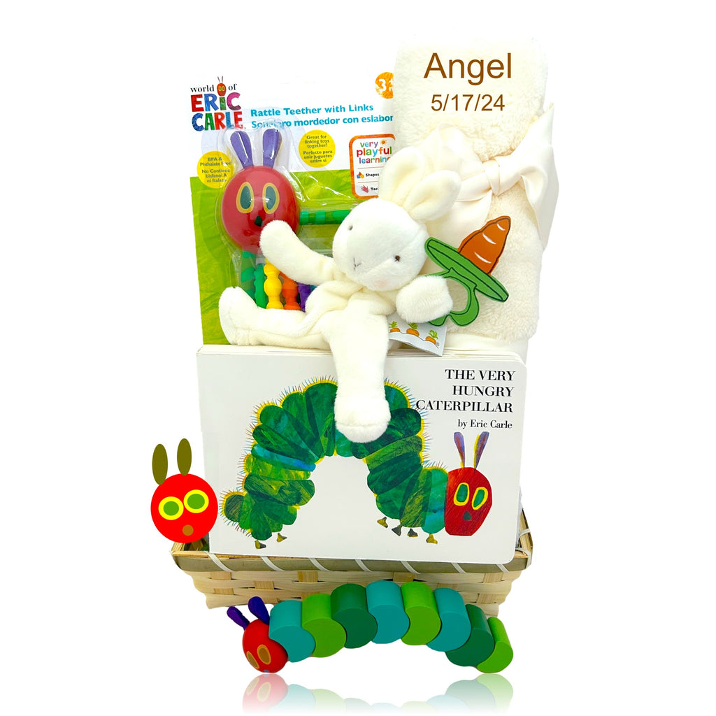 The Very Hungry Caterpillar Gift Basket with Free Personalization
