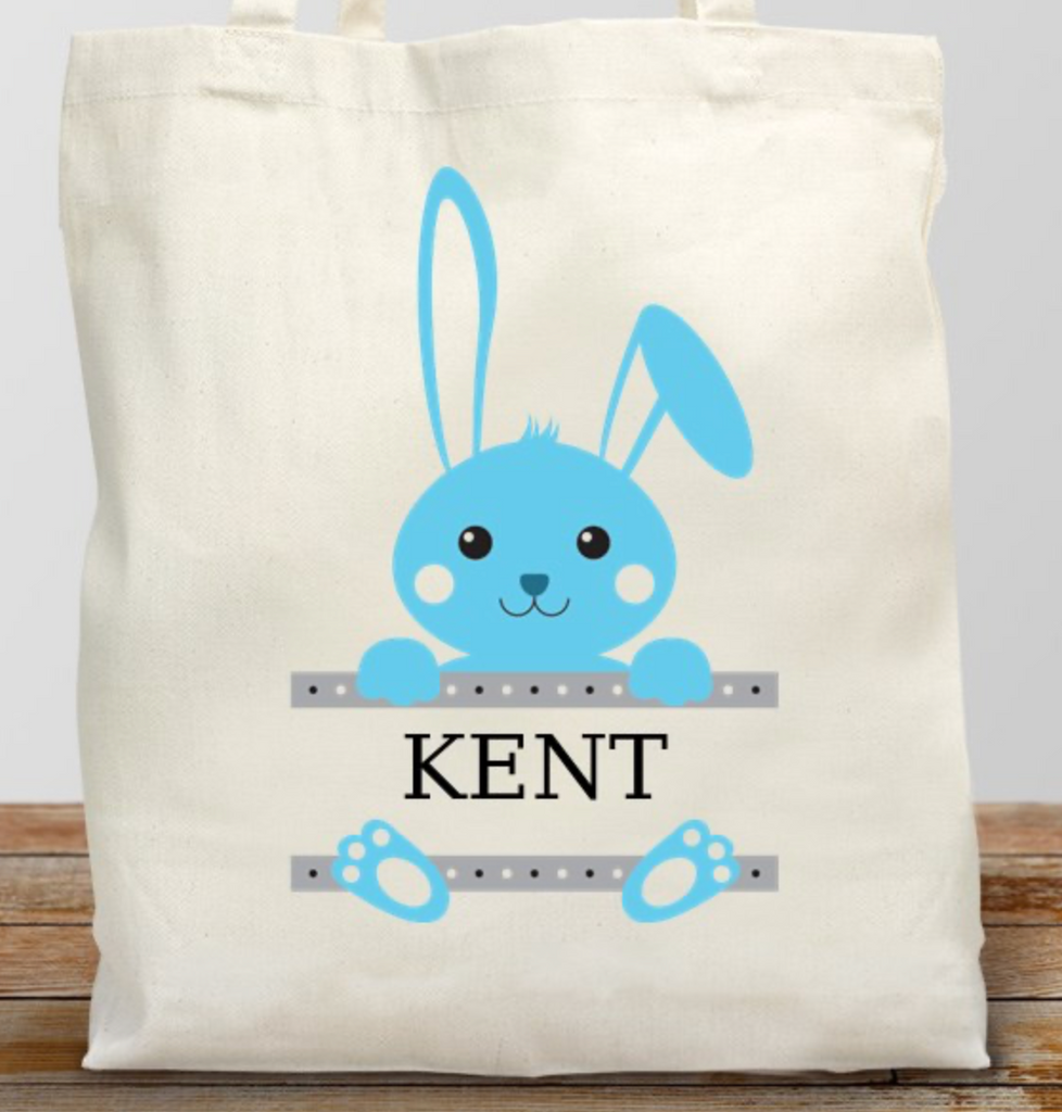 🐰 Personalized Easter Tote Bags 🌸