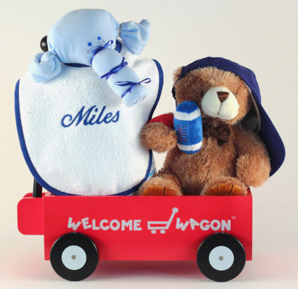 Sporty Little Man Wagon Gift with Free Personalization