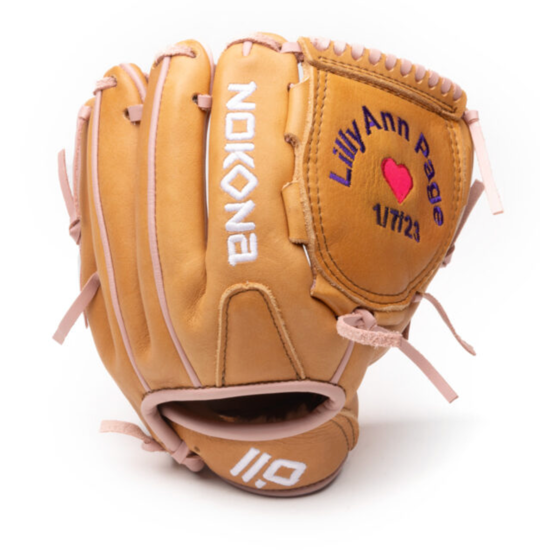 Official Nokona Personalized Baseball Glove Simply Unique Baby Gifts