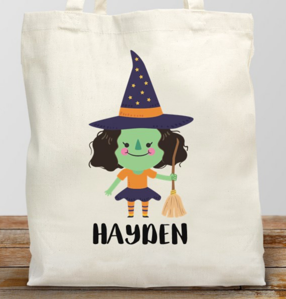 🎃 Personalized Halloween Totes 🧙‍♀️ Choice of Styles