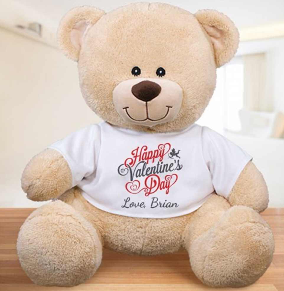 Custom Valentine's Day Teddy Bear