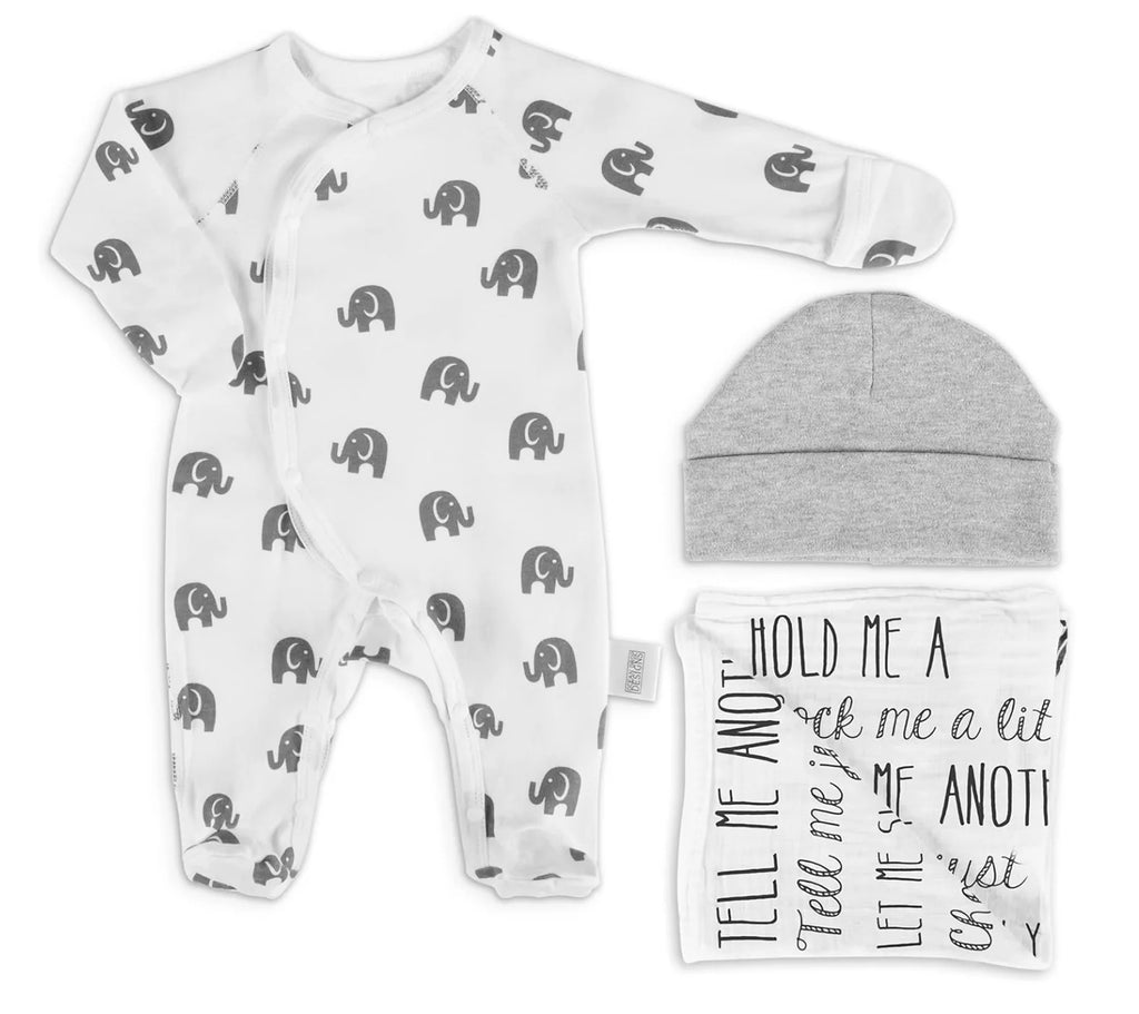 🌿 Organic Gender-Neutral Baby Gift Basket — Personalized Name Included!