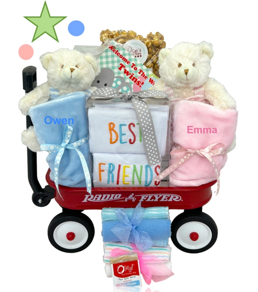 Twice the Fun Twins Wagon - Simply Unique Baby Gifts