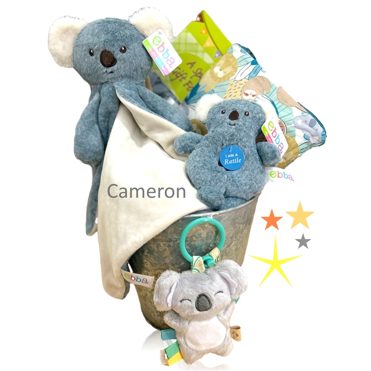 Koala Trifecta Gift Basket - Option to Personalize - Simply Unique Baby Gifts