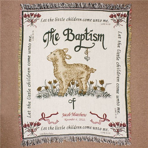 Keepsake Baptism Blanket - Simply Unique Baby Gifts