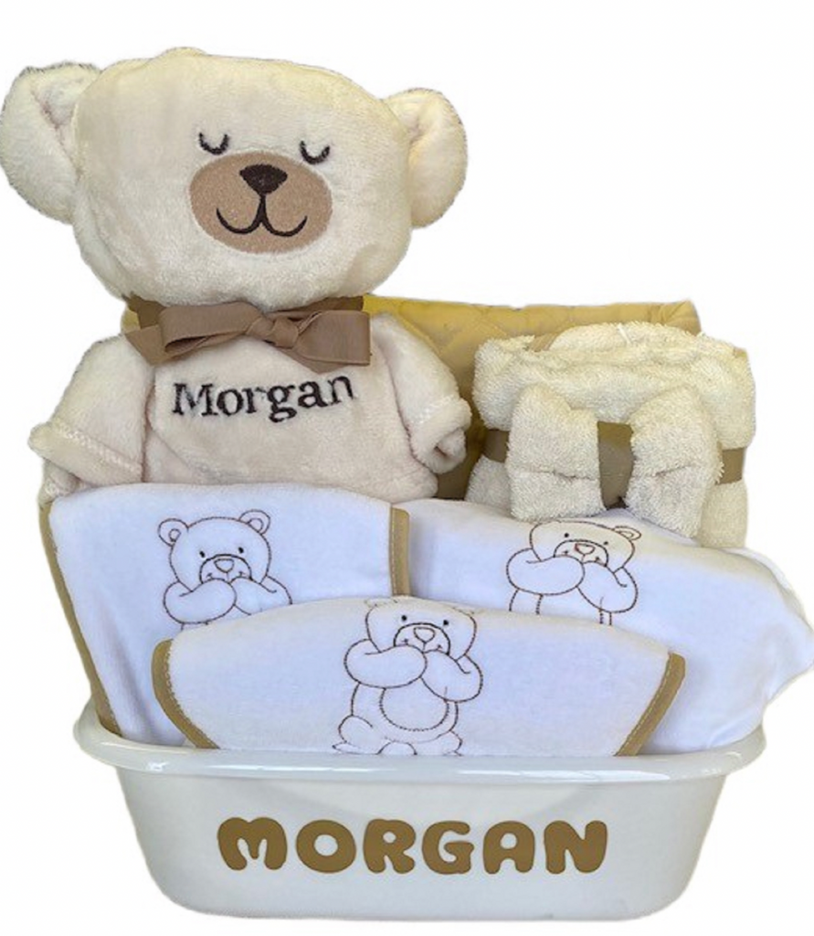 Bear-y Cute Gift Set with Free Personalization - Simply Unique Baby Gifts
