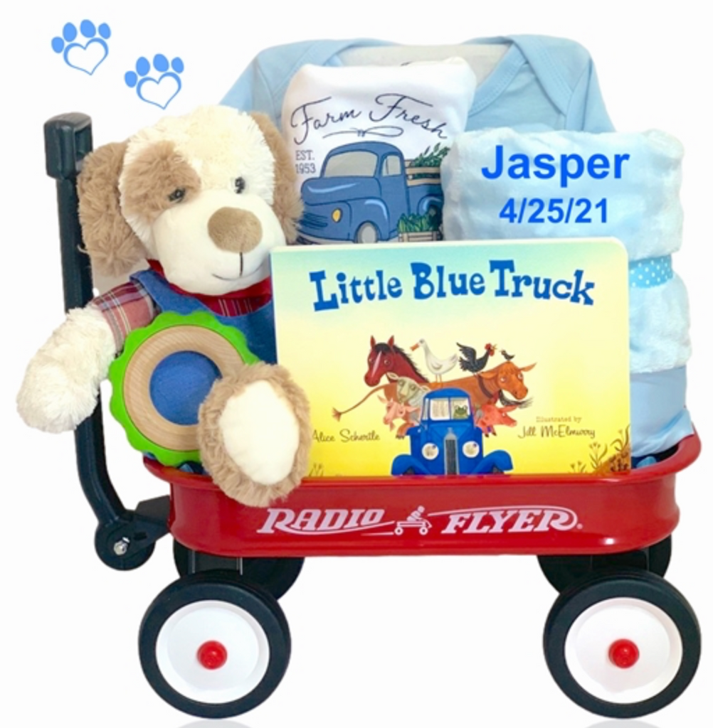 Doggone Organic Wagon - Can be Personalized - Simply Unique Baby Gifts