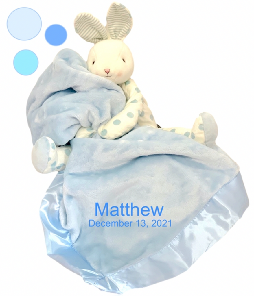 Hop Along Blanket Set for Boys - Simply Unique Baby Gifts