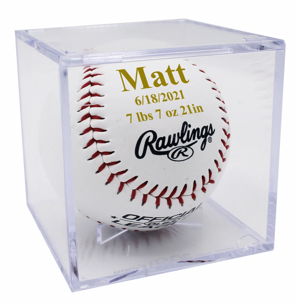 Classic Baseball with Case - Personalized - Simply Unique Baby Gifts