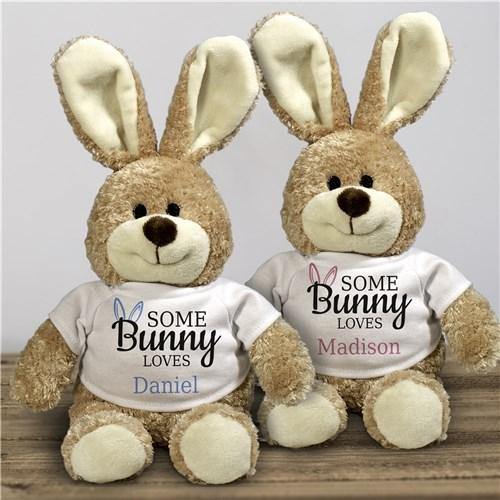 Plush Rabbit - Some Bunny Loves Me - Simply Unique Baby Gifts