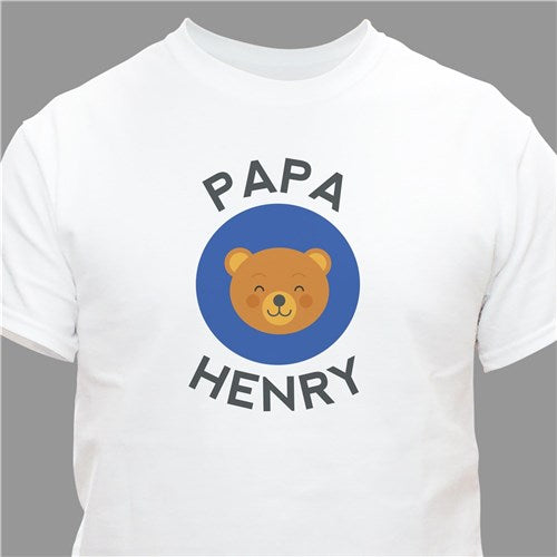 Papa Bear Personalized T-Shirt - Simply Unique Baby Gifts