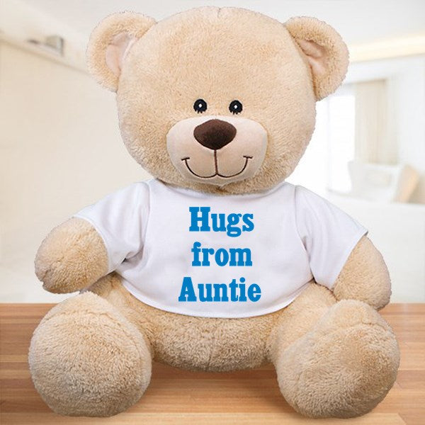 Custom Teddy Bear with Any Text Simply Unique Baby Gifts