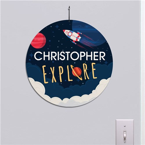 Space Explorer Wall Art - Simply Unique Baby Gifts