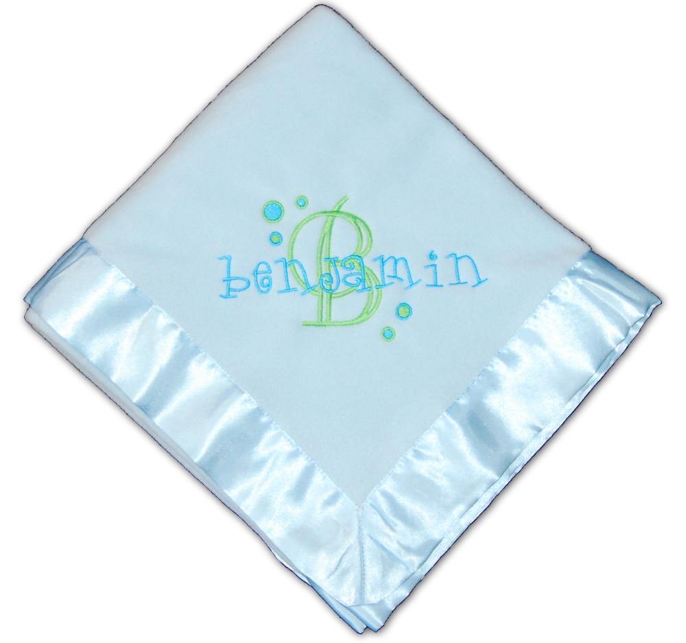 Boy's Personalized & Embroidered Blanket - Simply Unique Baby Gifts