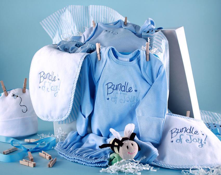 Bundle of Joy Baby Boy Layette Set - Simply Unique Baby Gifts