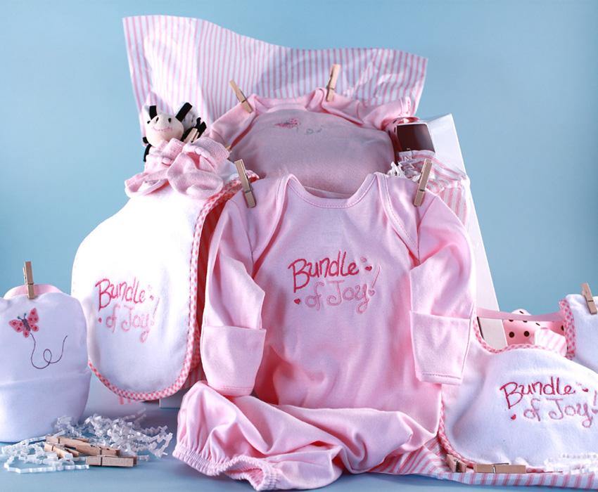 Bundle of Joy Baby Girl Layette Set - Simply Unique Baby Gifts