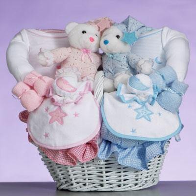 Stars & Moon Heaven Sent Twins - Simply Unique Baby Gifts