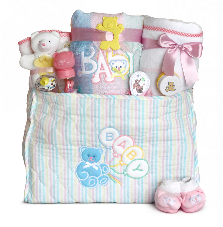 Luxurious Tote Bag Ensemble for Girls - Simply Unique Baby Gifts