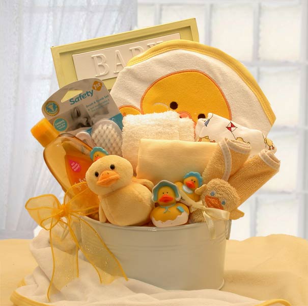 Newborn Baby Bath Basket Set - Simply Unique Baby Gifts