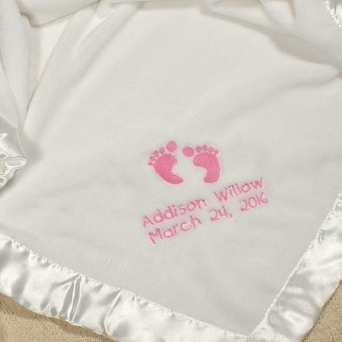 Personalized Fleece Baby Blanket - Main Image