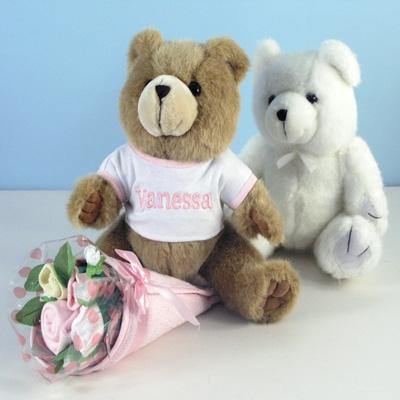 Personalized Bouquet Bear for Girls - Simply Unique Baby Gifts