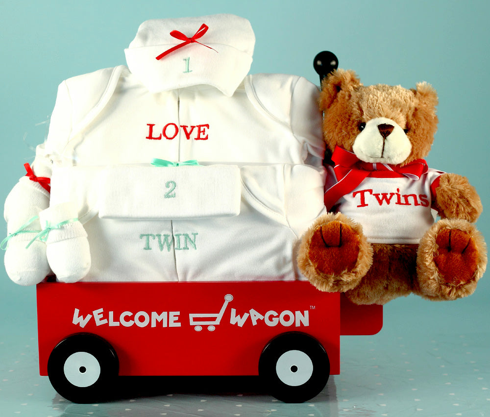 Twice as Nice Mini Wagon for Twins - Simply Unique Baby Gifts
